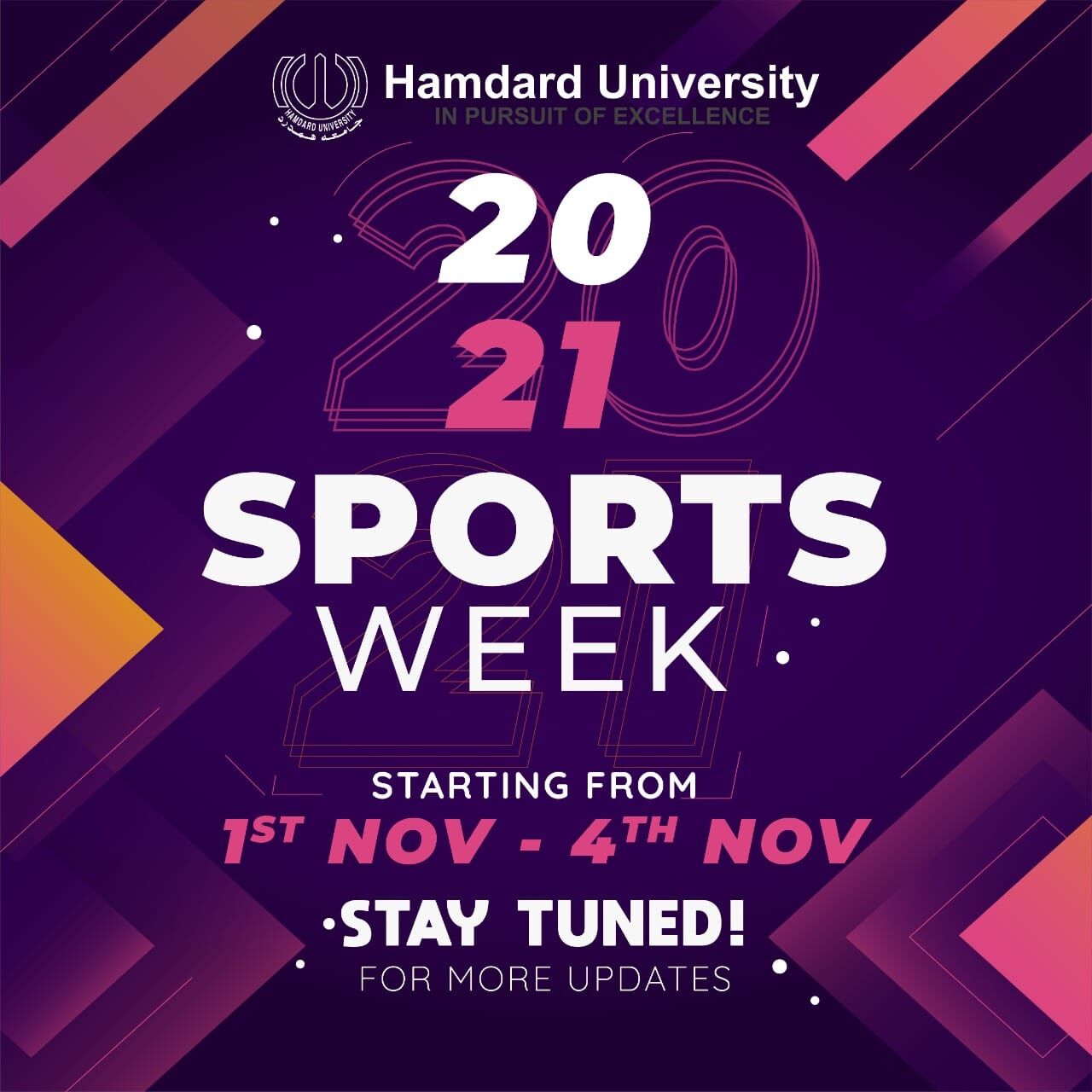 Sport Program Week Sports Week - Hamdard University